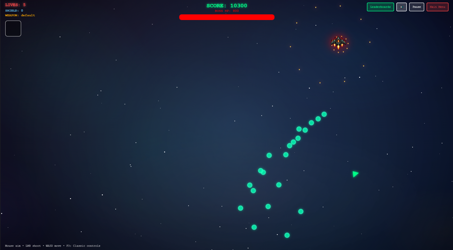 Asteroid Cats gameplay screenshot