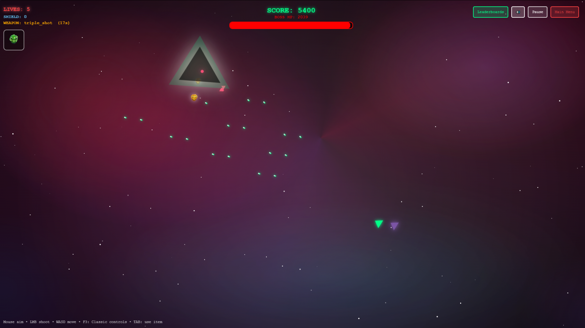 Asteroid Cats gameplay screenshot